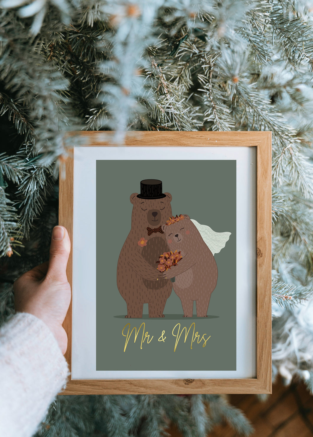 Hochzeits-Bären Poster